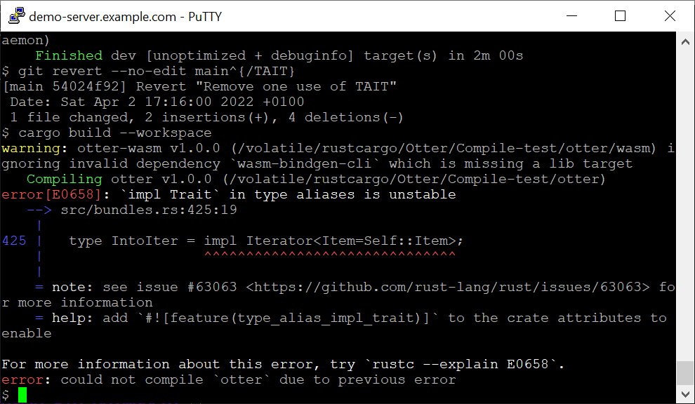 PuTTY — SSH client